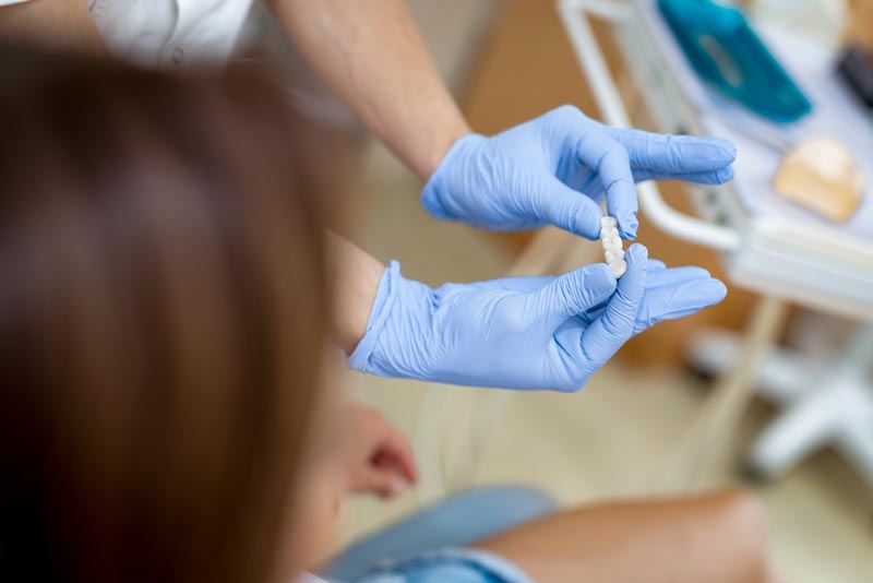 Post-op dental bridge